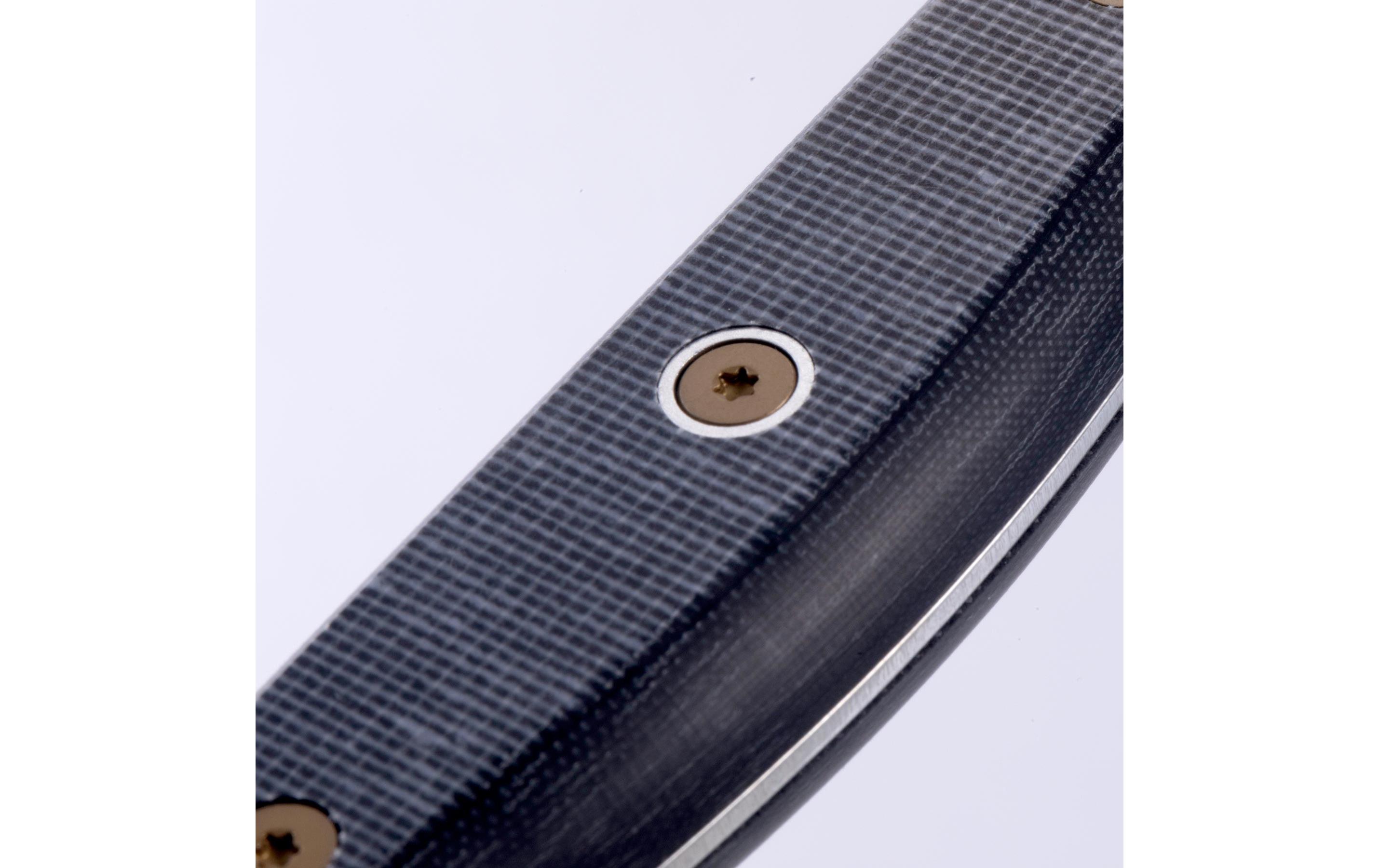 Brotmesser Custom 20 cm, Blau/SilberOffset-Messer mit Wellenschliff