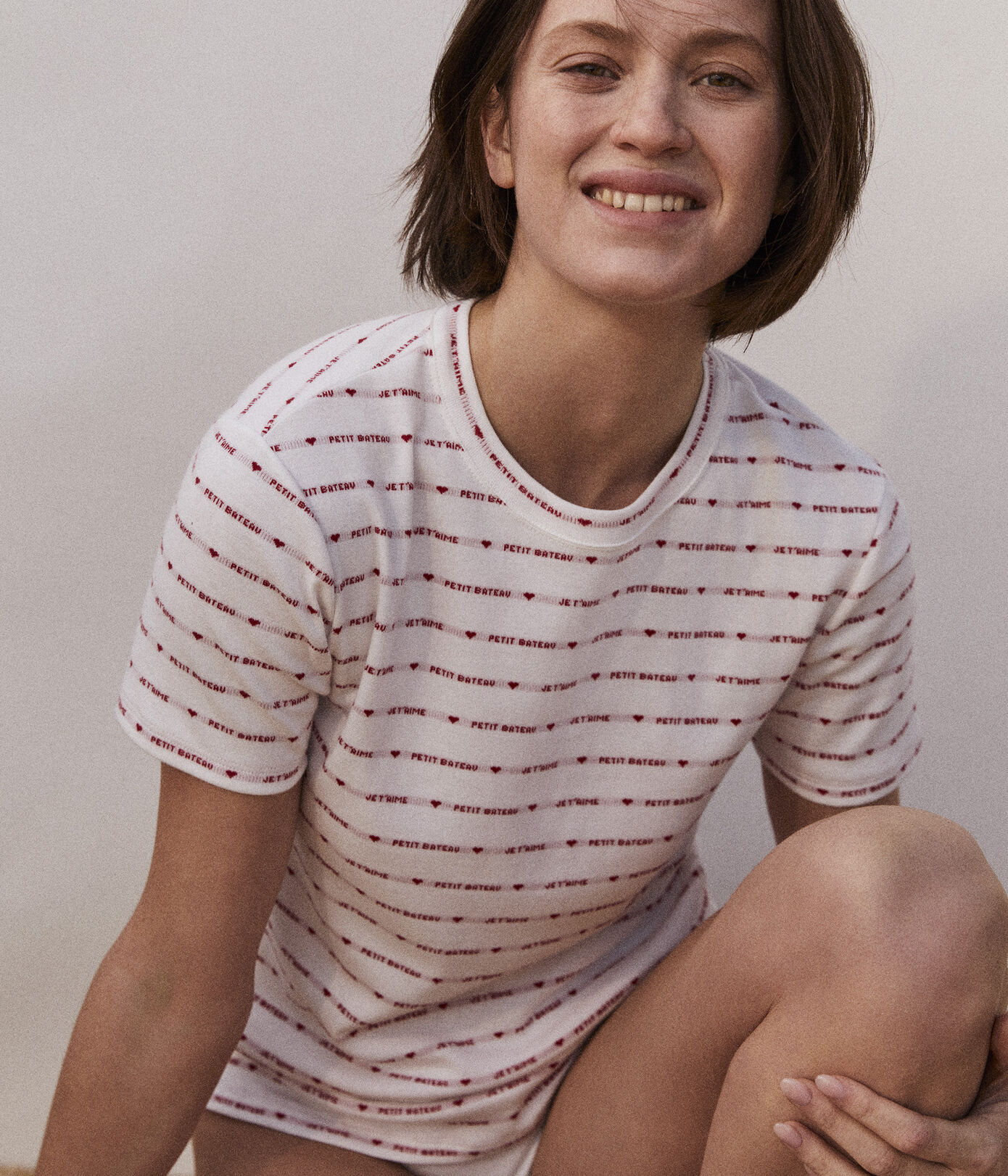 Tee-shirt L'ICONIQUE col rond en coton bio Femme