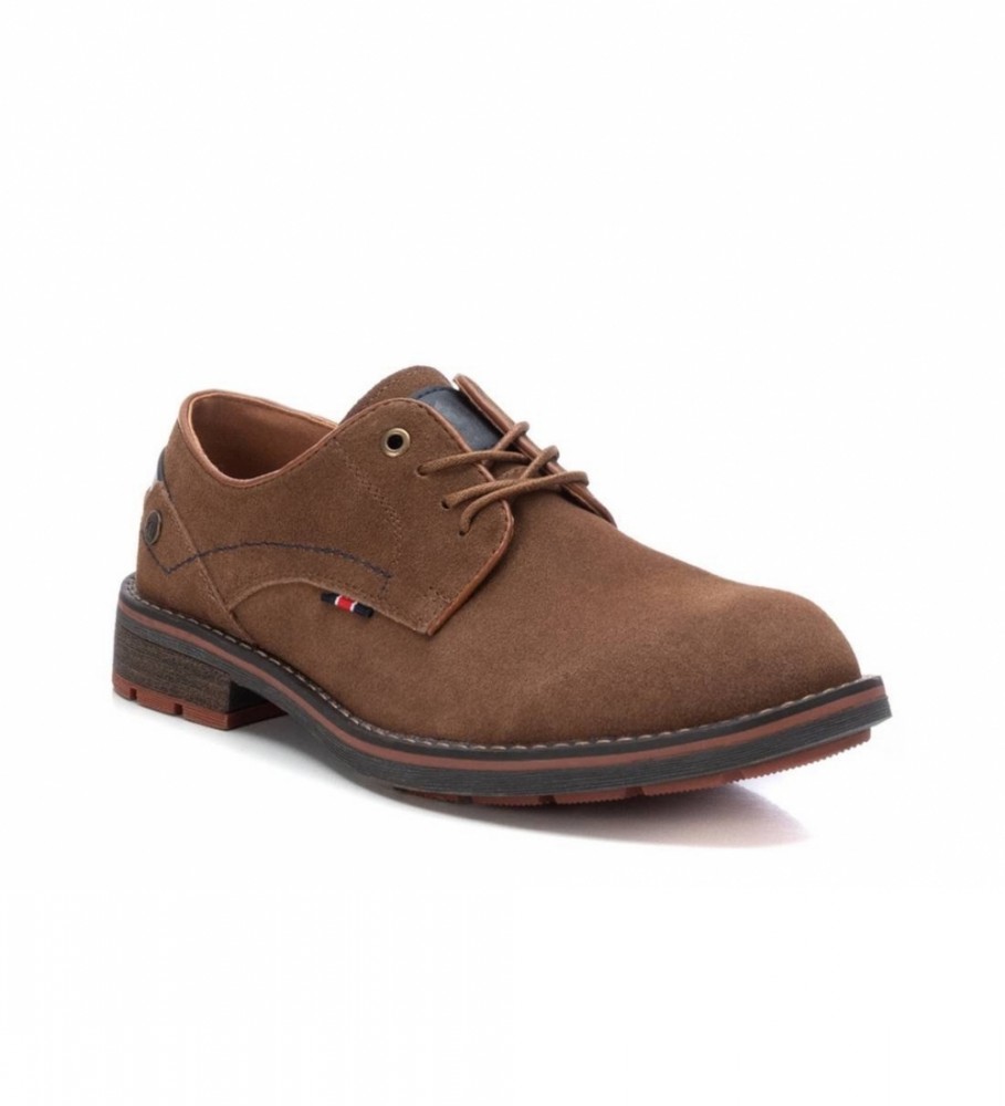 Sapatos Xti de camurça marrom