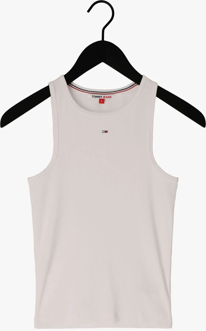 TOMMY JEANS witte tommy jeans top tjw essential rib tank