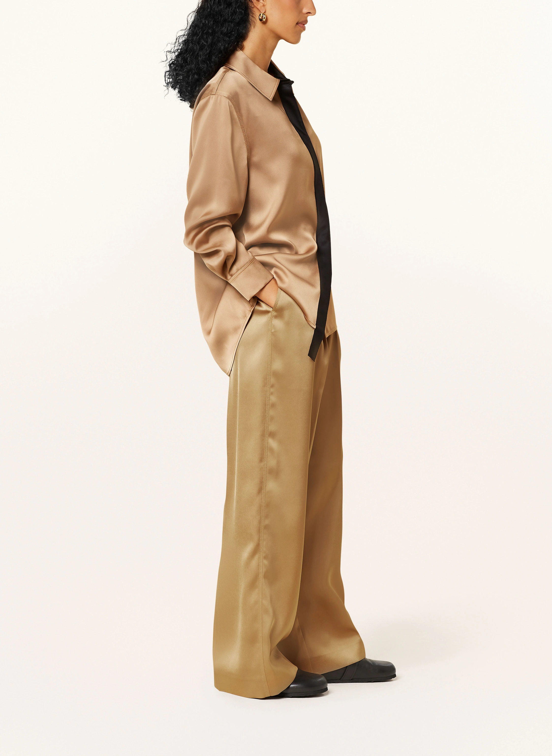 STINE GOYA Marlenehose aus Satin