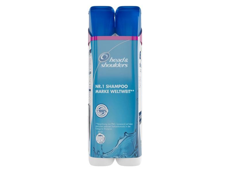 head and shoulders Shampoo Anti-Schuppen classic clean 2 x Haarshampoo mit frischem Duft