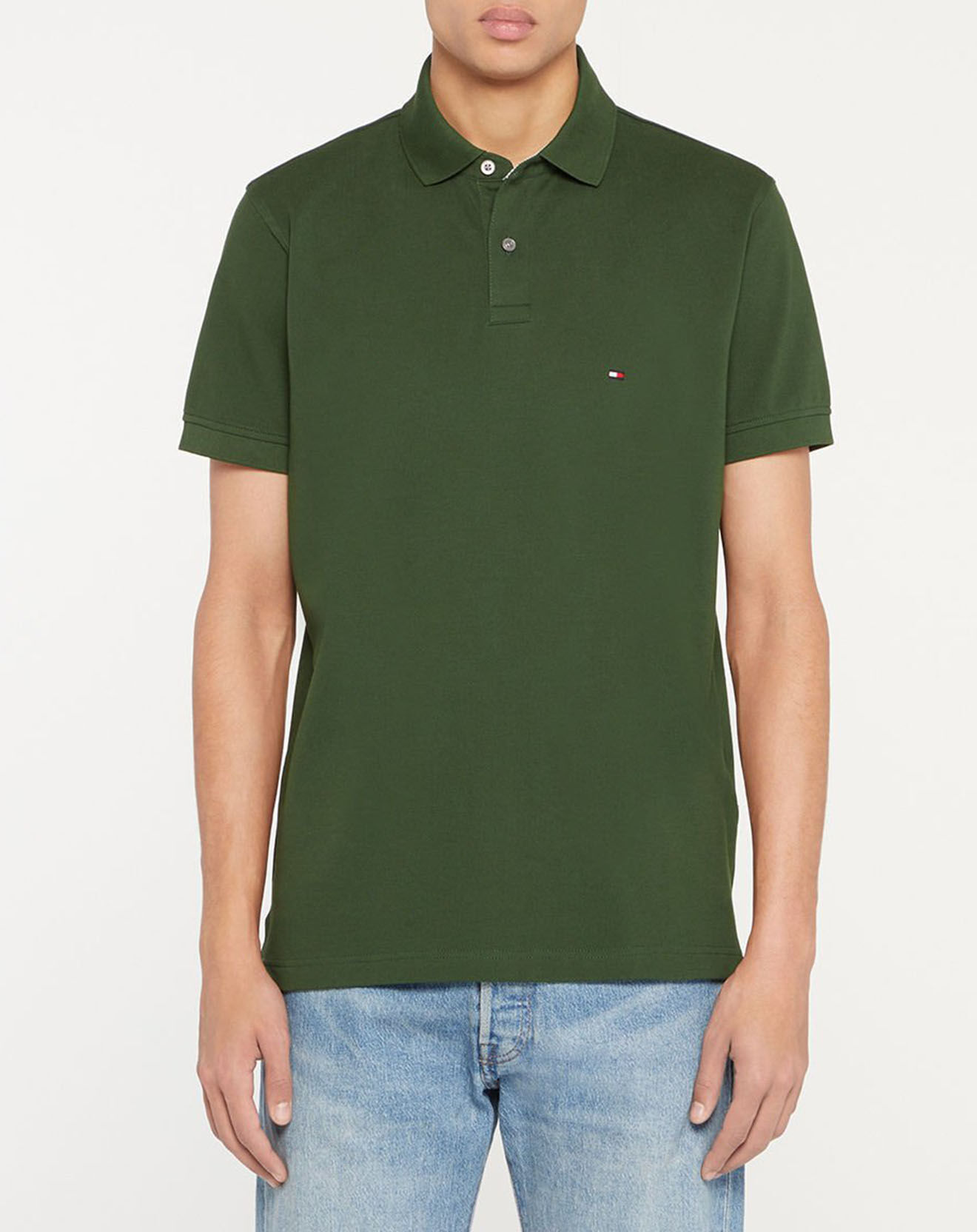 Tommy Hilfiger Polo regular 1985 vert sapin