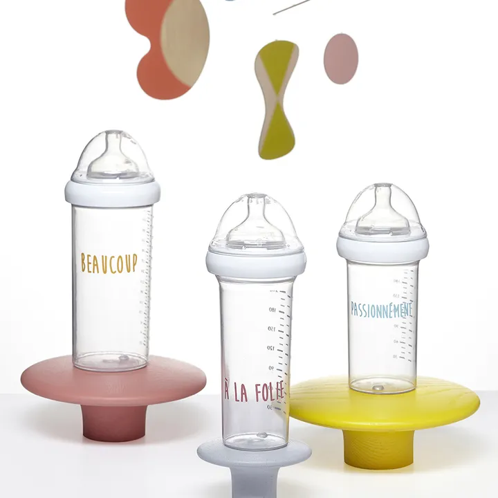 Le biberon français Biberons Beaucoup Passionnément A la folie - Set de 3 : 210 ml + 210ml + 360 ml