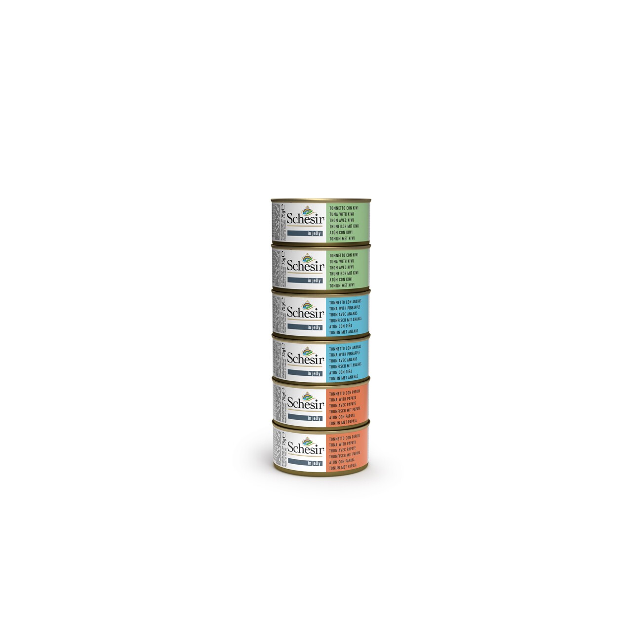 Schesir Multipack Thunfisch Früchte 6x75g