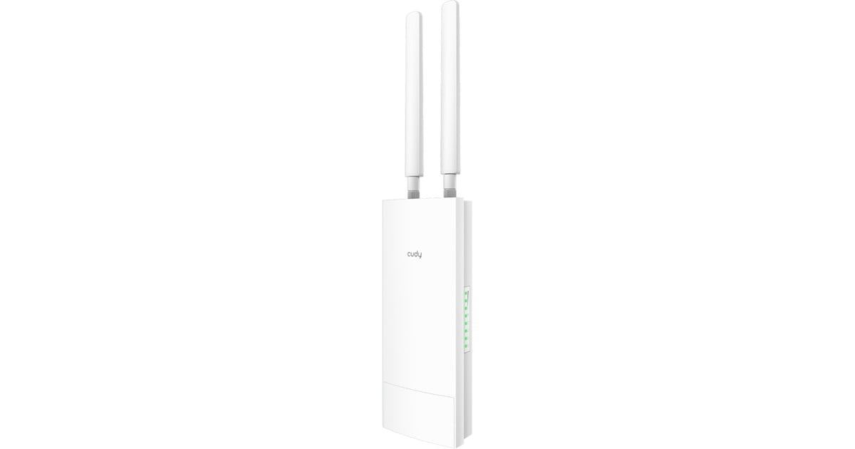 CudyOutdoor 4G LTE Cat 6 AC1200 Wi-Fi Gigabit Router  (Wit, PoE, Cudy Mesh, Cudy App)