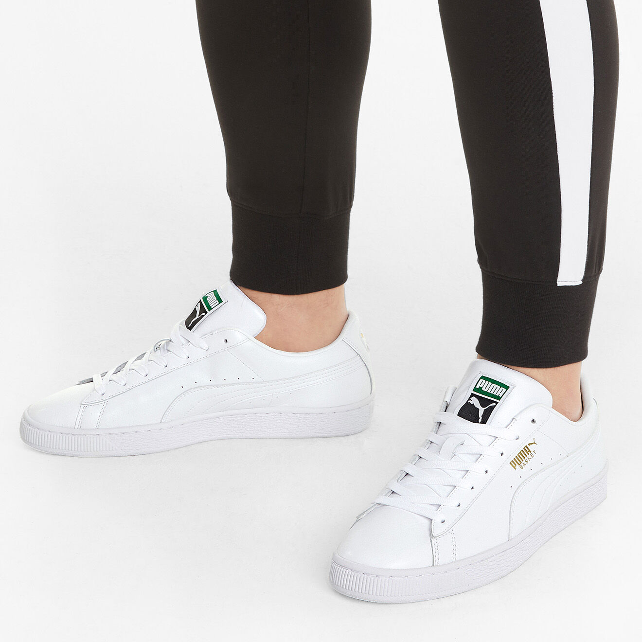 Puma Baskets en Cuir Classic Xxi blanches