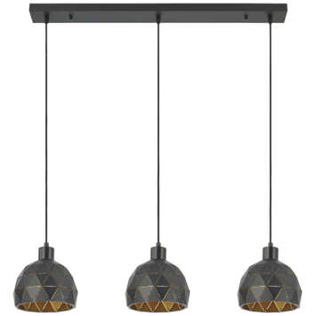 GAMMA hanglamp Niels zwart Ø18 cm