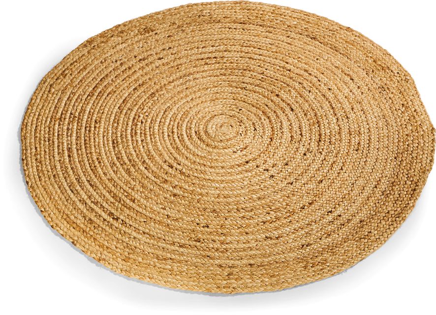 Jute Teppich - versch. Ausführungen - Rund