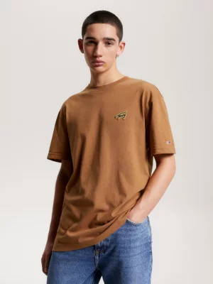 Camiseta clássica com logo da marca