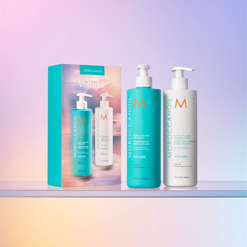 Moroccanoil Duo Box Extra Volume Shampoo + Conditioner 500 ml (Limited Edition)