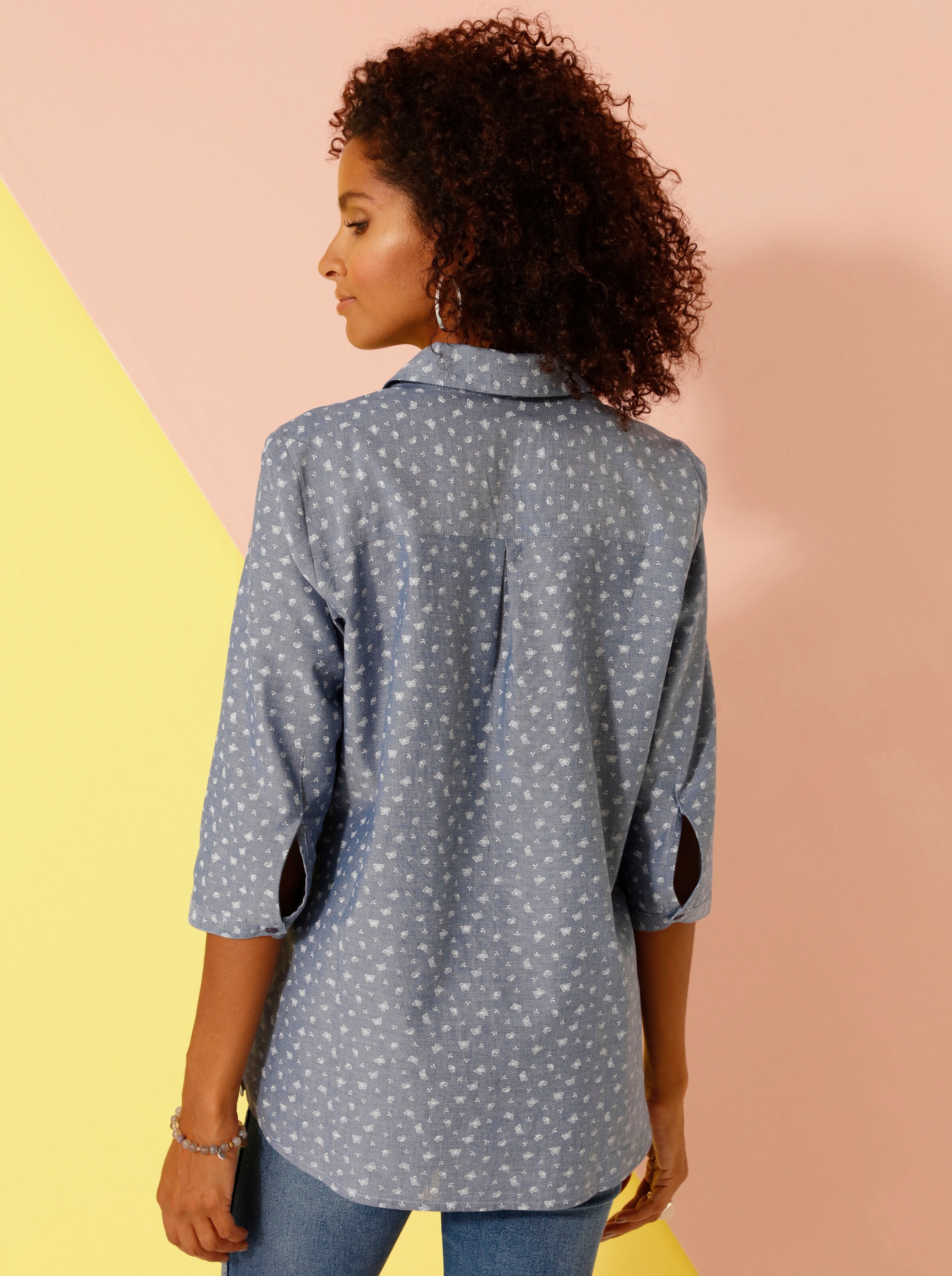 Jeansbluse