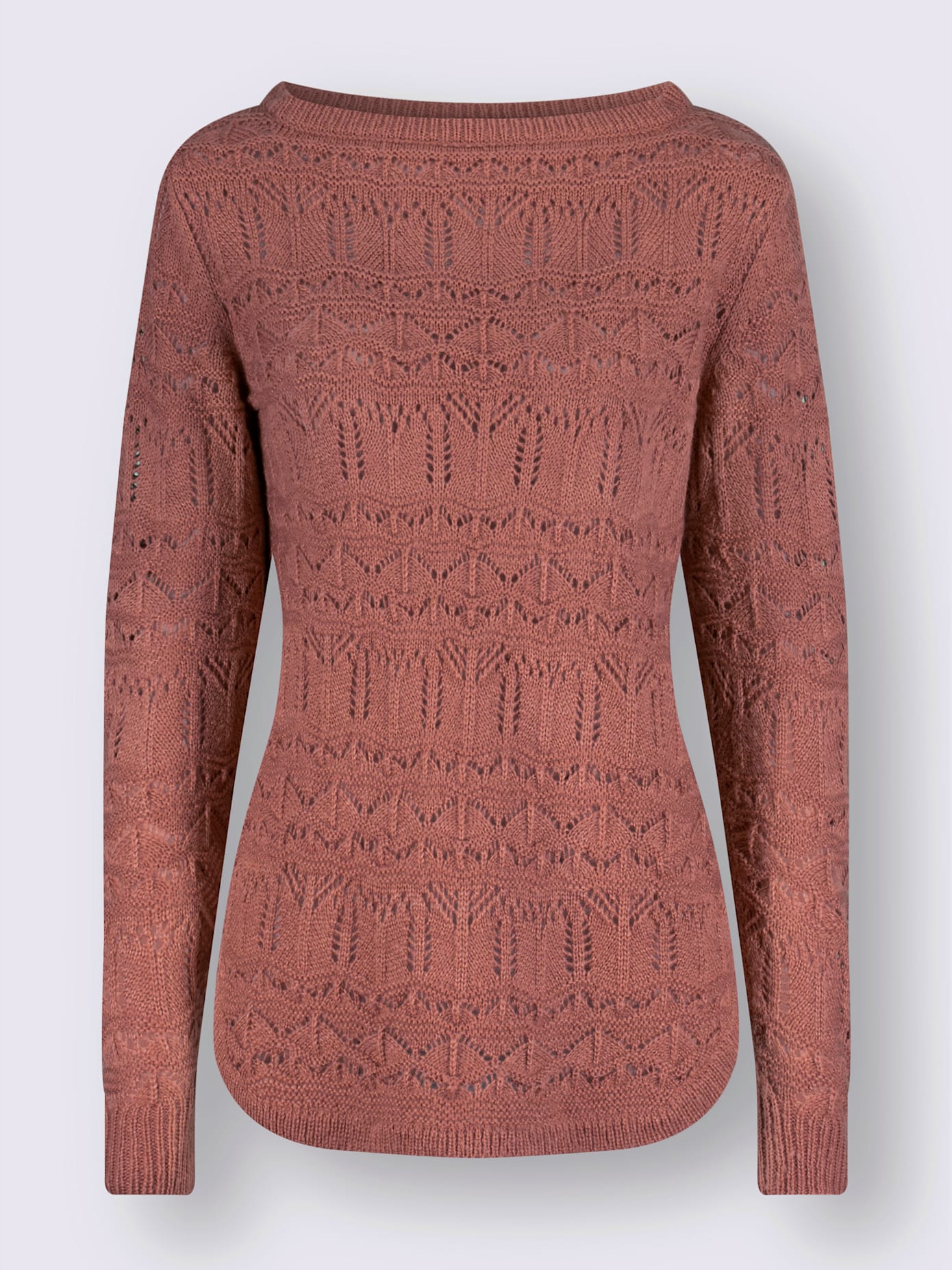 Pull ajouré affinant