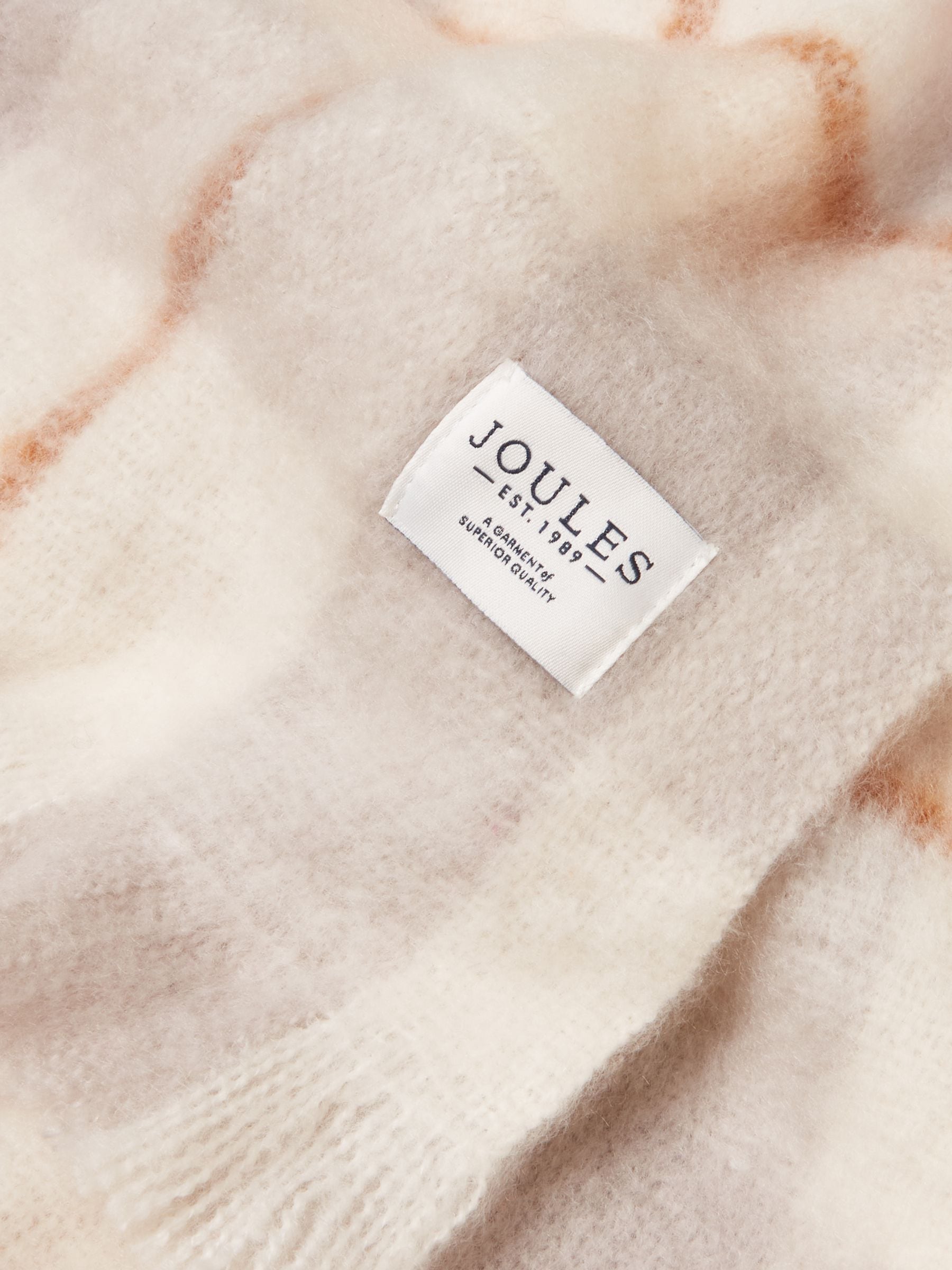 Roze crème - Joules Betsy Brushed Scarf