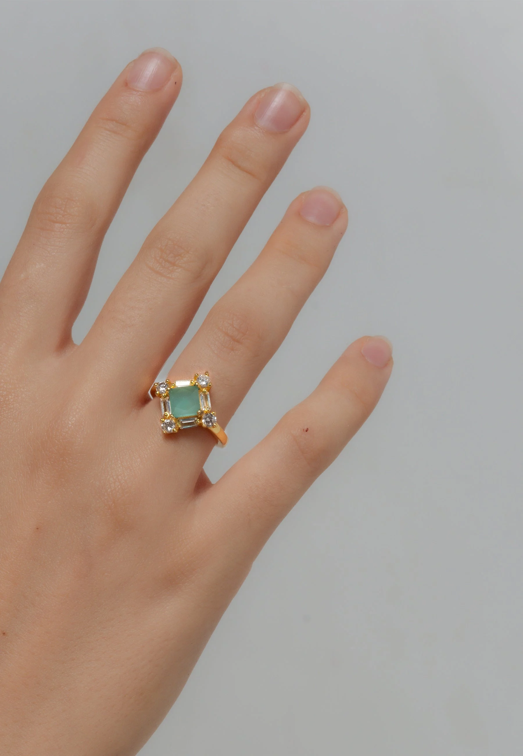 BAGUE POLARIS AIGUE-MARINE - Bague polaris aigue-marine | Bleu