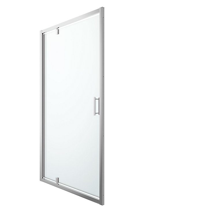 Porte de douche pivotante GoodHome Beloya transparente 120 cm