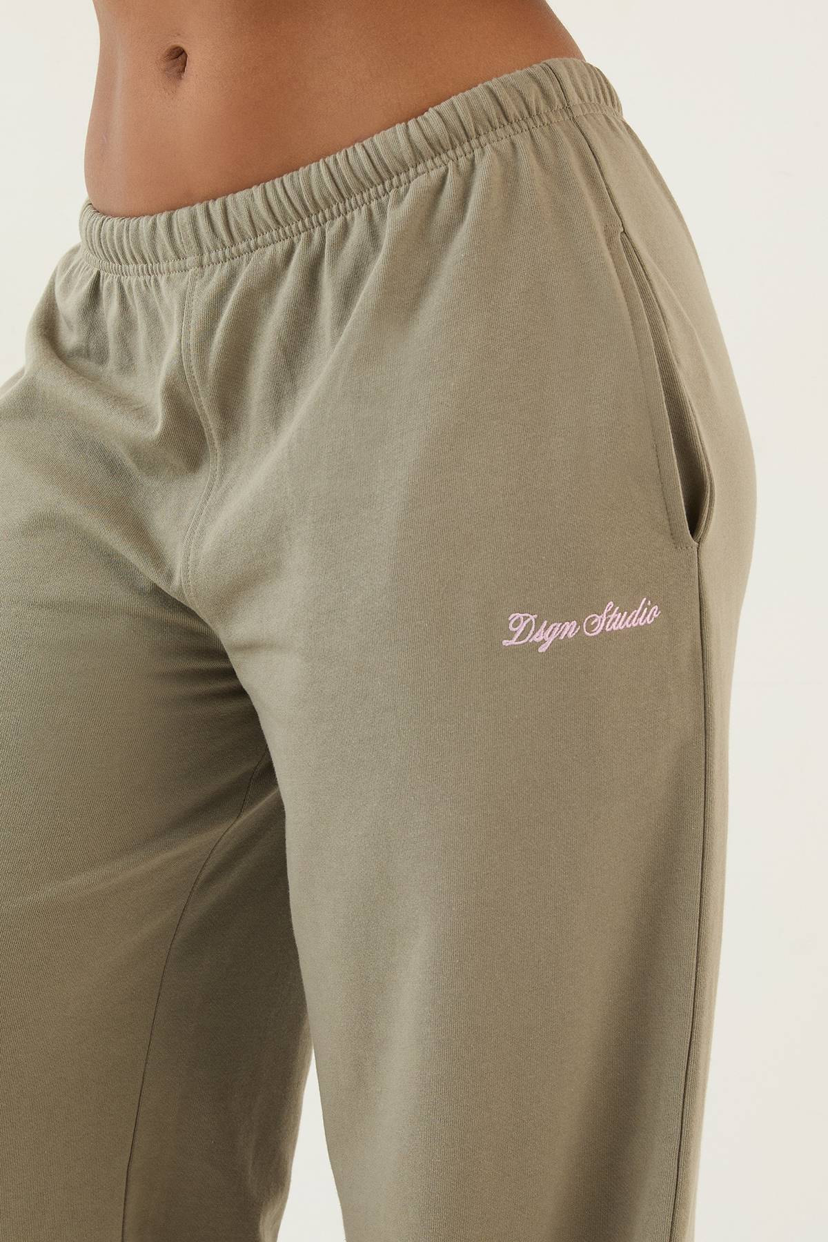 Jogging Dsgn Studio Taille Mi-haute Jambe Large Léger