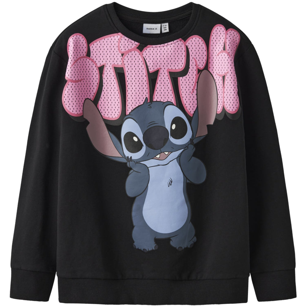 Køb Name It Black Nkfodimi Stitch Rlx Sweat Bru Wdi