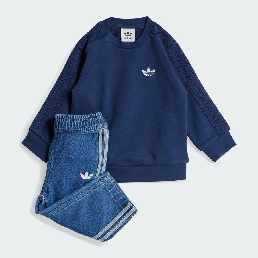 Adidas Original Ensemble haut ras-du-cou Denim Enfants