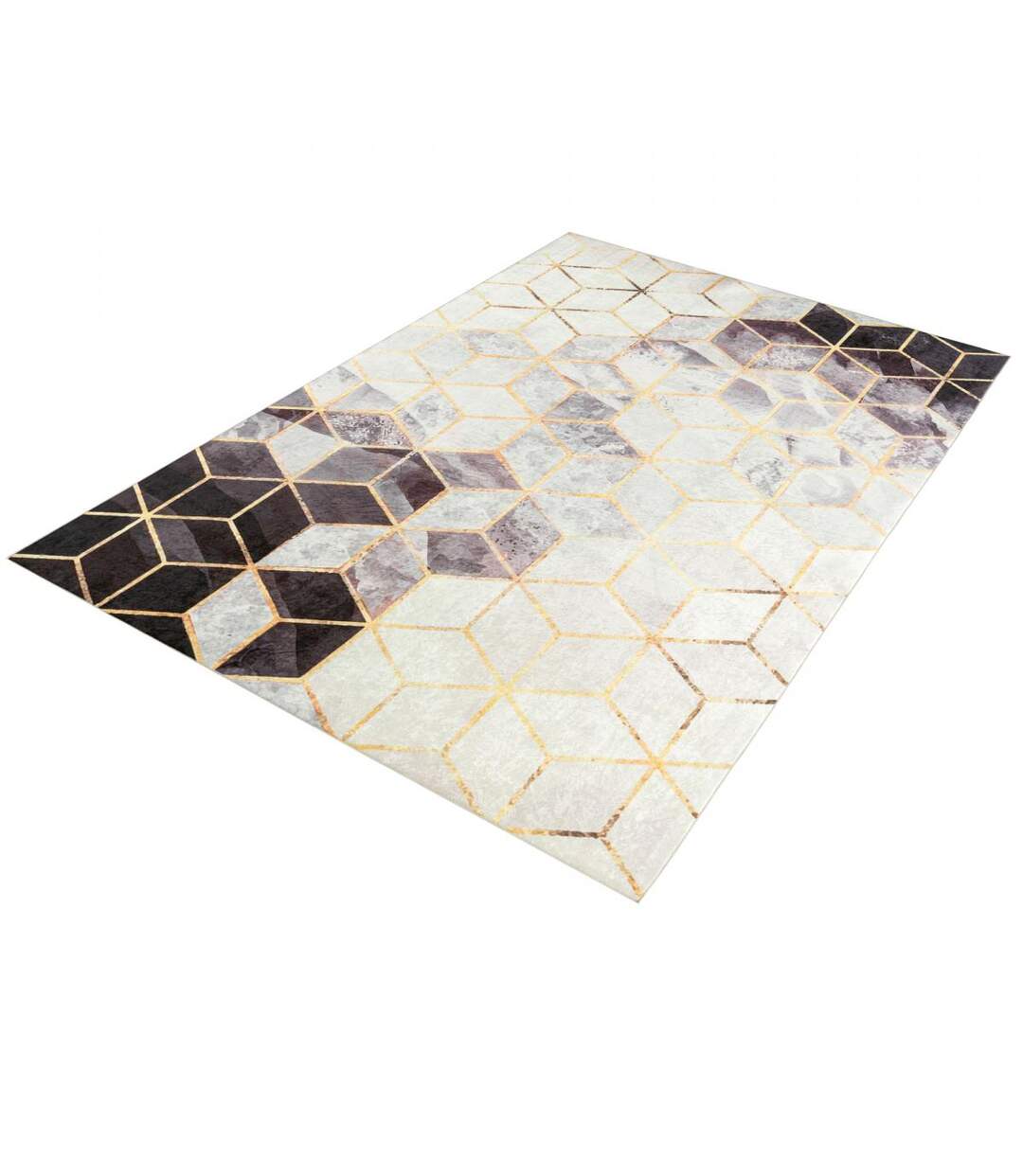 Tapis salon IMPNUM 42 en polyester doux et soyeux Lavable 30°