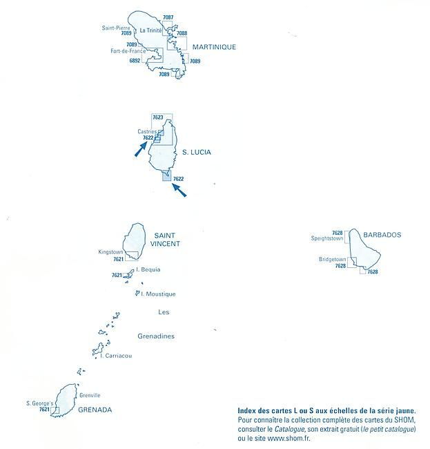 EPSHOM - 7622L PORTS DE SAINT LUCIA
