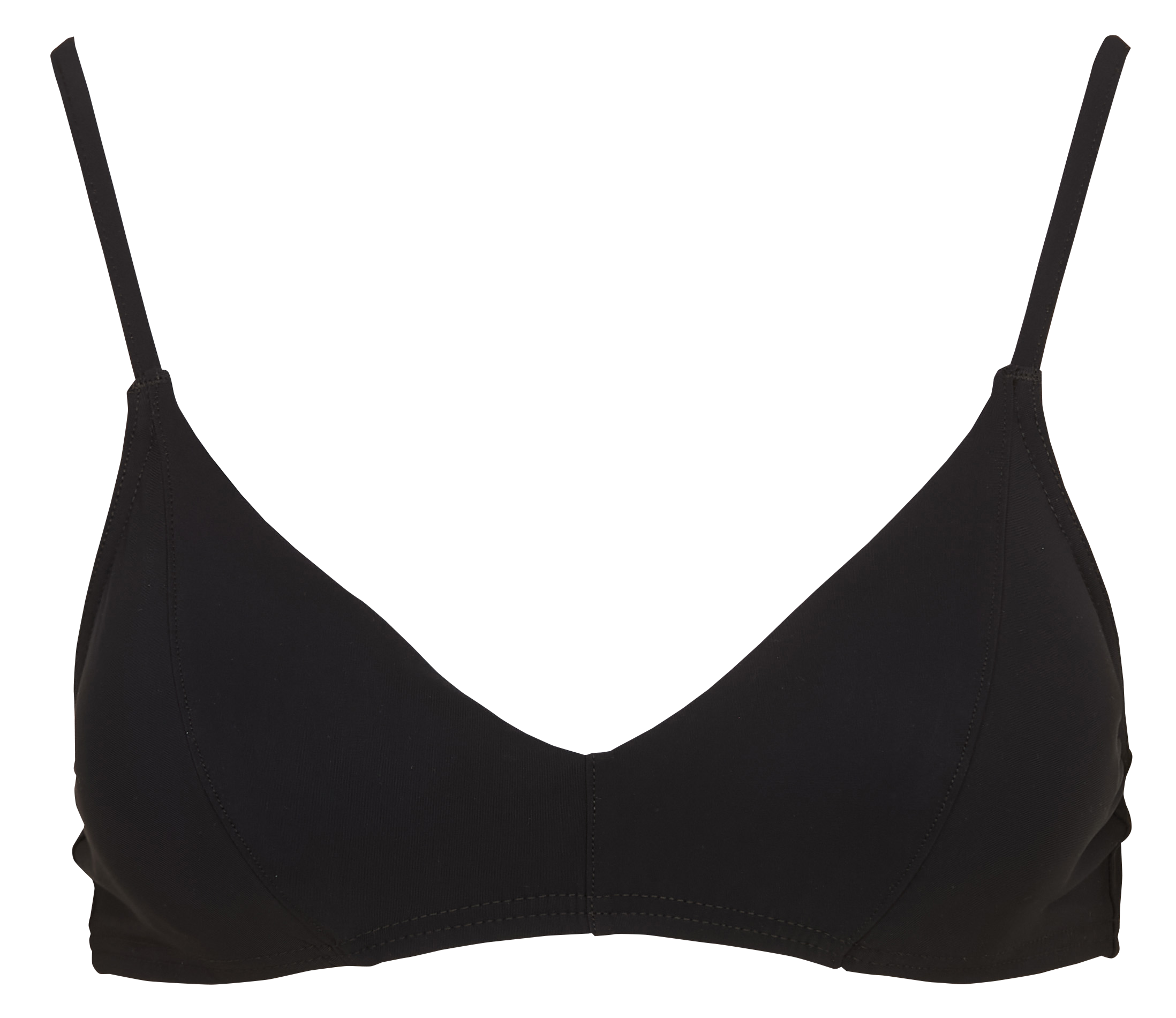 OTLO BLACK - Haut de maillot triangle | Noir