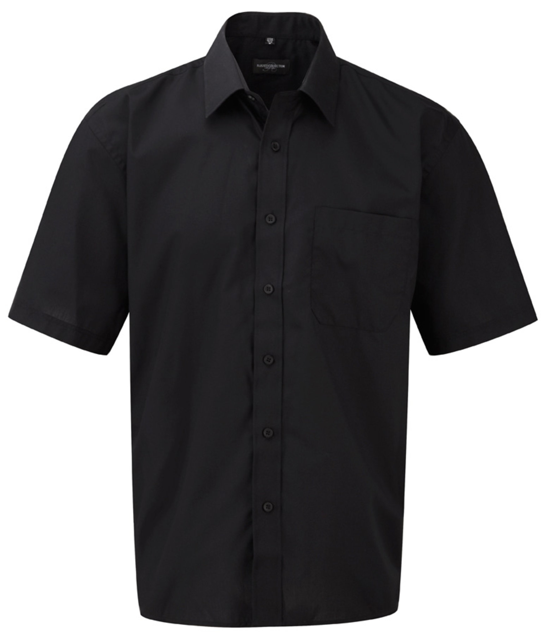 Russell Collection J935M - Chemise Popeline Polycoton Élégante et Facile d'Entretien