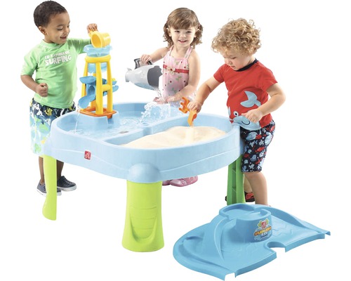 Zand- en watertafel Step2 Splash & Scoop Bay 82x73x16 cm blauw