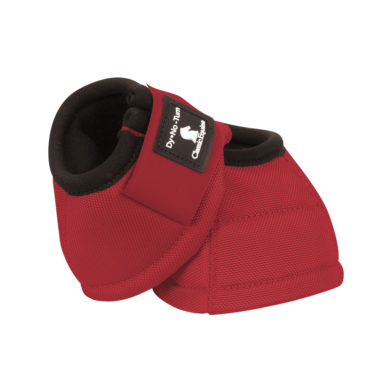 Classic Equine Hufglocken Dy No-Turn  - rot