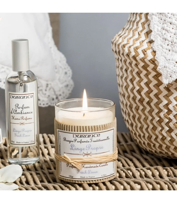 Bougie Parfumée Linge Propre 180 gr
