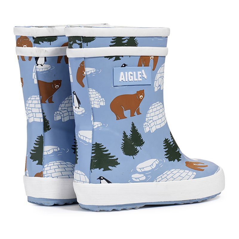 Baby Flac Fur Print - Bottes de pluie enfant