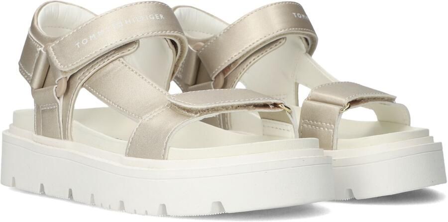Tommy Hilfiger sandalen goud platinum