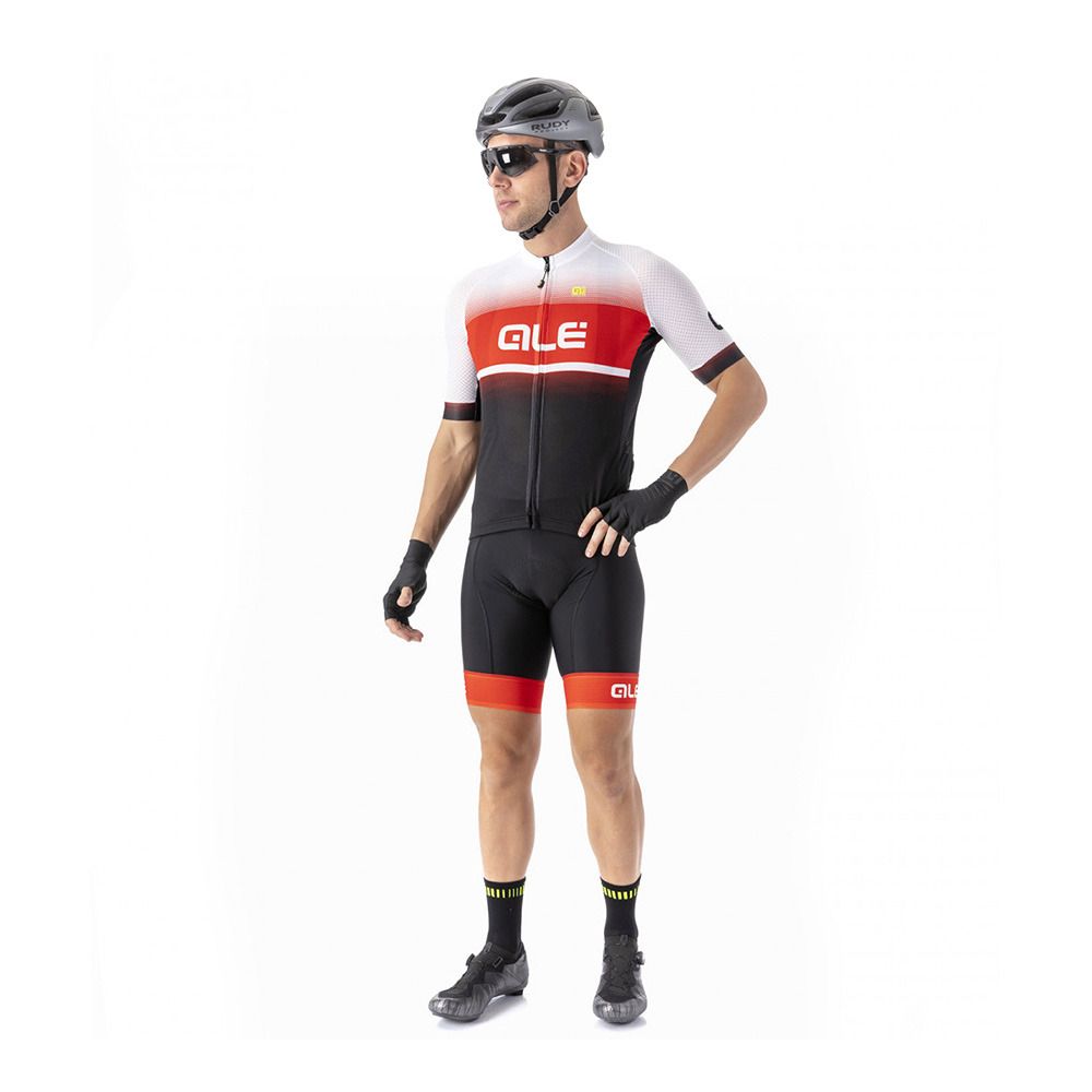Ale BLEND - Maillot Homme black/red/white