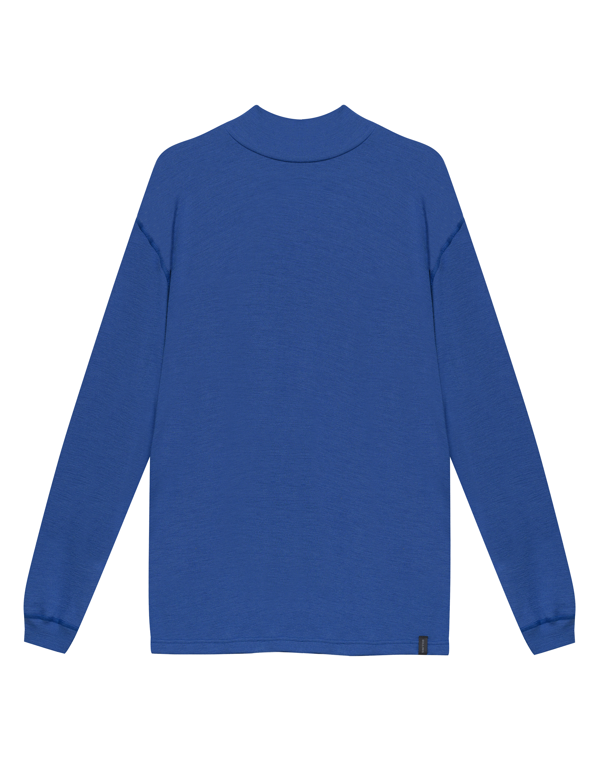 Plus size shirt met hoge kraag van merinowol voor dames