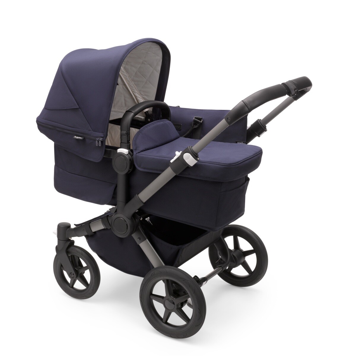 Bugaboo International BV Bugaboo Donkey 5 Mono Classic Kombikinderwagen Komplett Graphit - Dunkles Marine