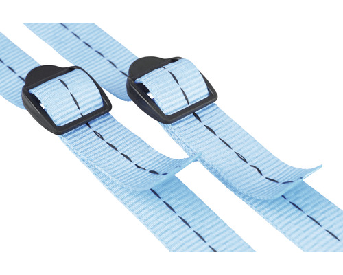 Mamutec spanband met kunststof gesp, 25 mm, 1,2 m, 2 stuks