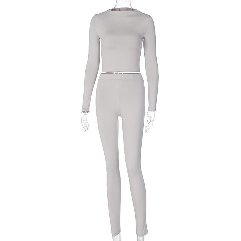 SugaSaurus - Set: Lange mouwen effen top + legging
