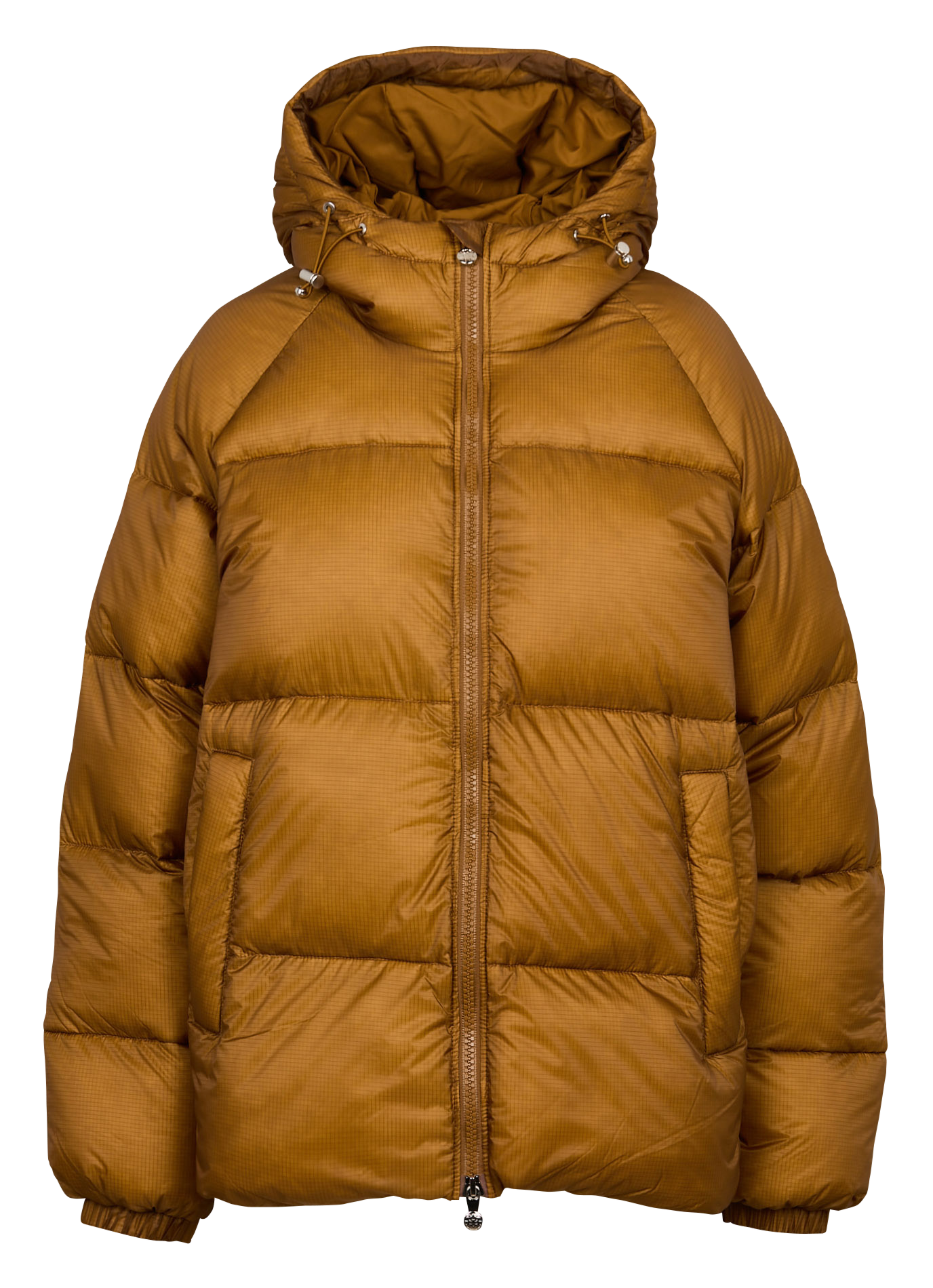 STEN - Doudoune ample col montant | Marron