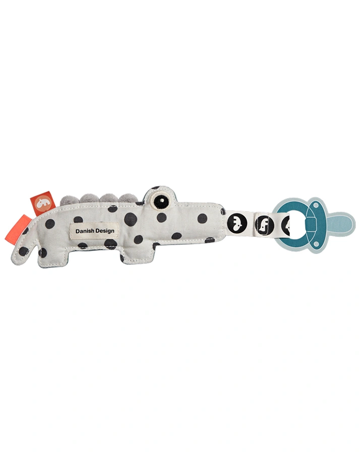 Schnullertier COZY KEEPER – CROCO in grün