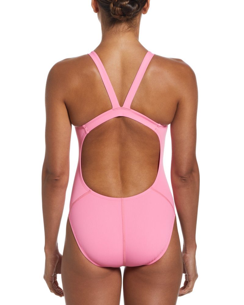 Maillot de bain 1 pièce Nike Swim Rose pour femme