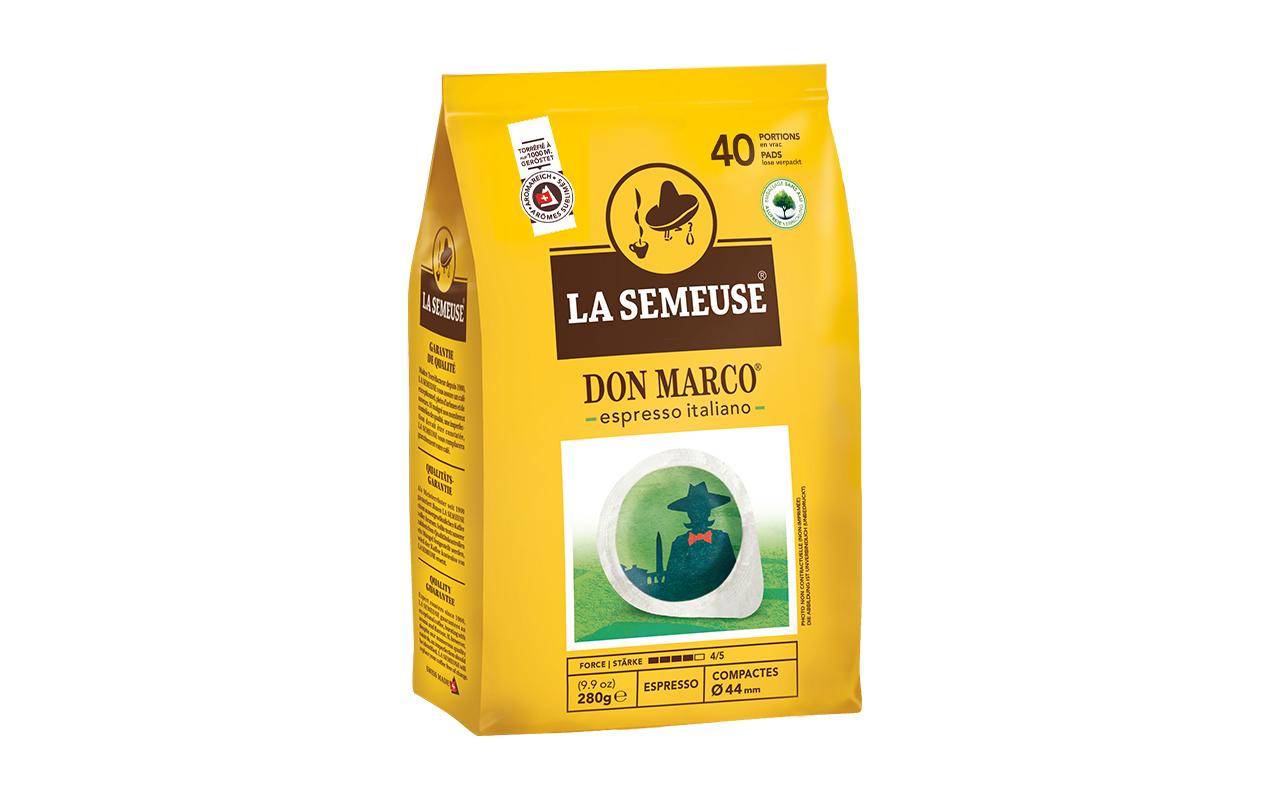 Kaffeepads Don Marco 40 StückEspresso-Papierportionen