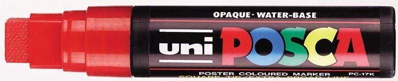 Lakmarker - Rood - 15 mm - 5 Stuks - Waterbasis Inkt