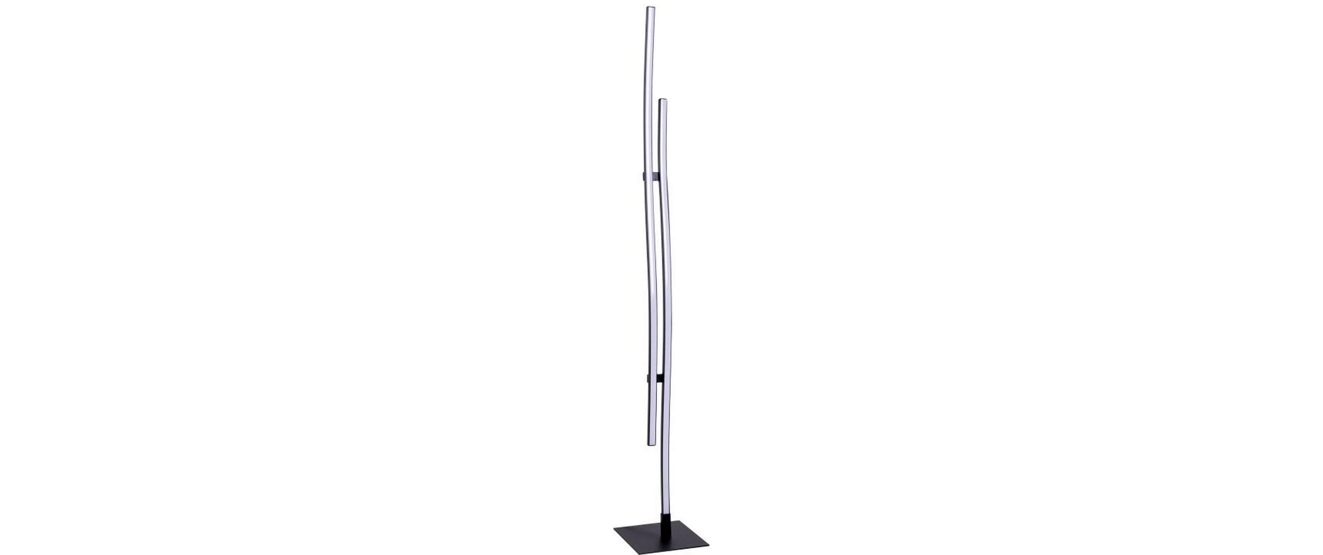 Stehleuchte «Onda» h: 130 cmLED Stehlampe aus Aluminium, Eisen und Kunststoff