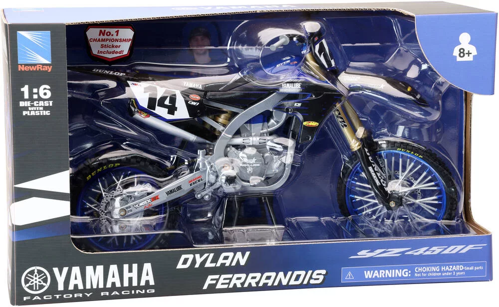 MOTO YAMAHA YZ450F 2022 D. FERRANDIS N°14 1\/6°