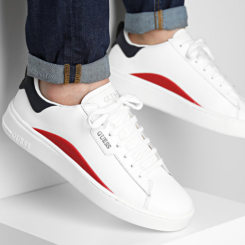 Baskets FM6VERLEA12 White Blue Red