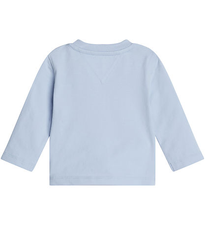 Tommy Hilfiger Bluse - Essential Printed - Breezy Blue