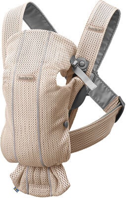 BabyBjörn Mini Bæresele 3D Mesh, Pearly Pink