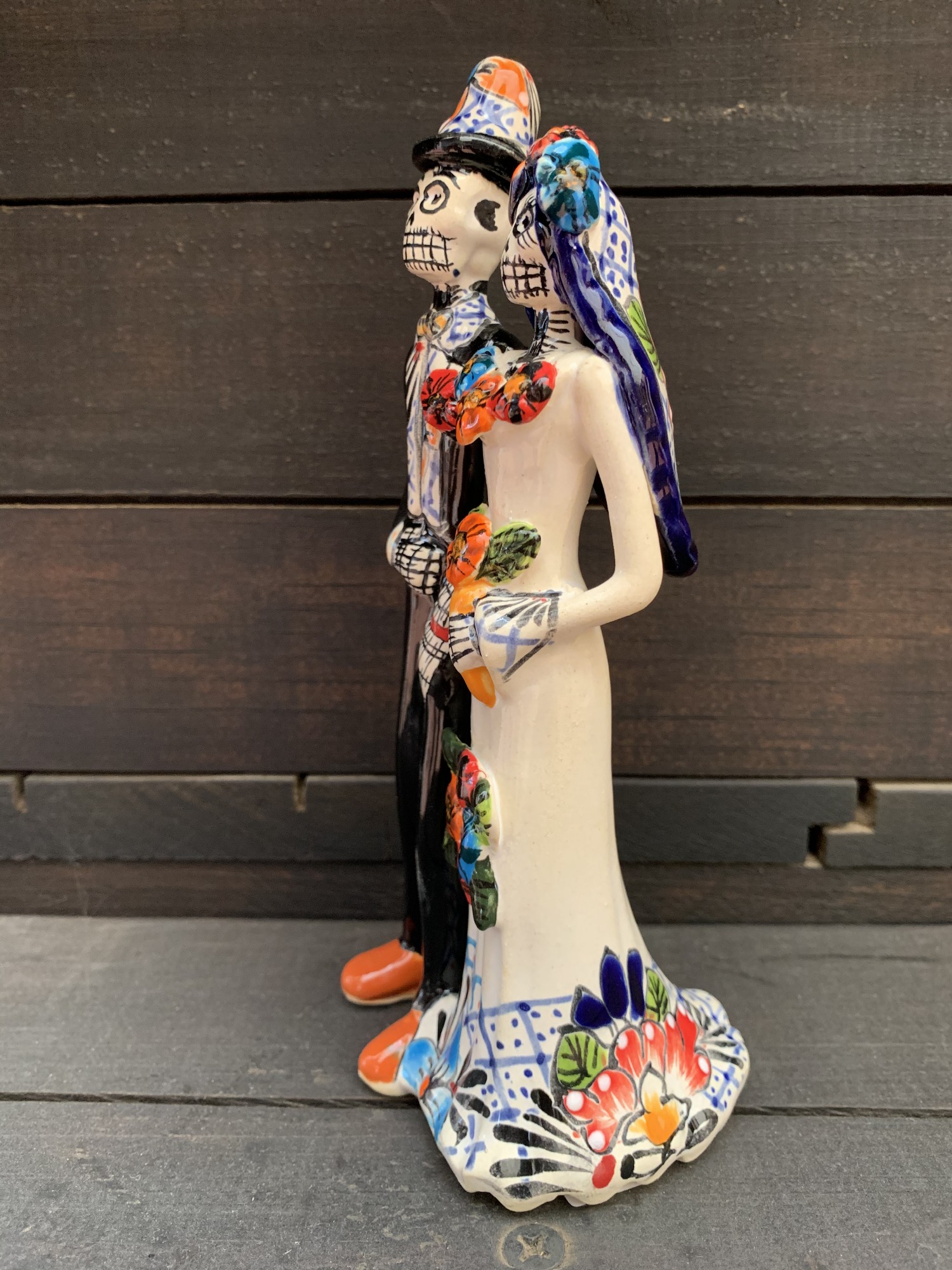 Keramik-Figur 'Novios Nano', multicolor, H 20 cm, B 8 cm, L 7 cm von fischer's lagerhaus