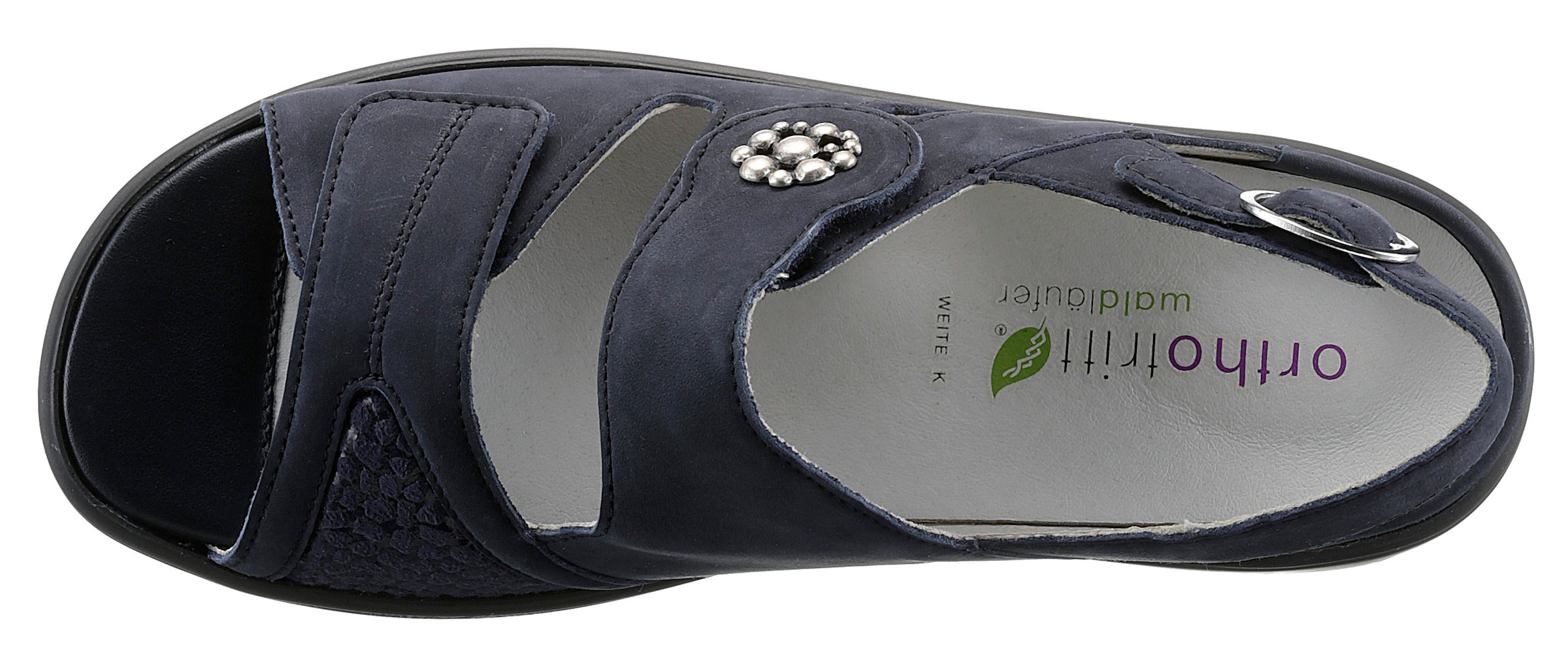 Waldläufer Riemchensandale »Kara-Soft«  , Sommerschuh, Sandalette, Keilabsatz, mit Klettverschlüsse, K-Weite