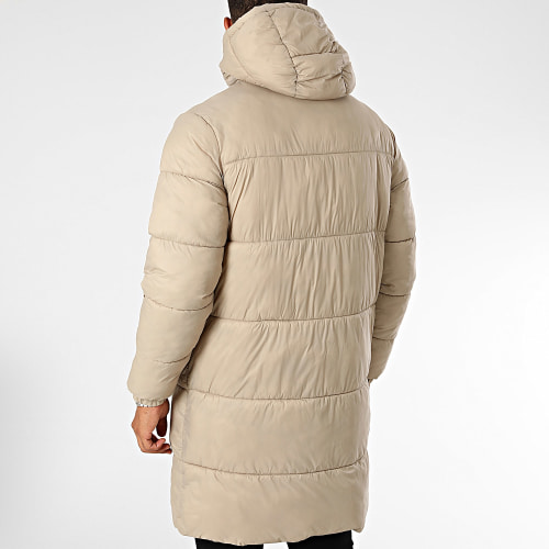 Doudoune Longue Capuche Toby Beige